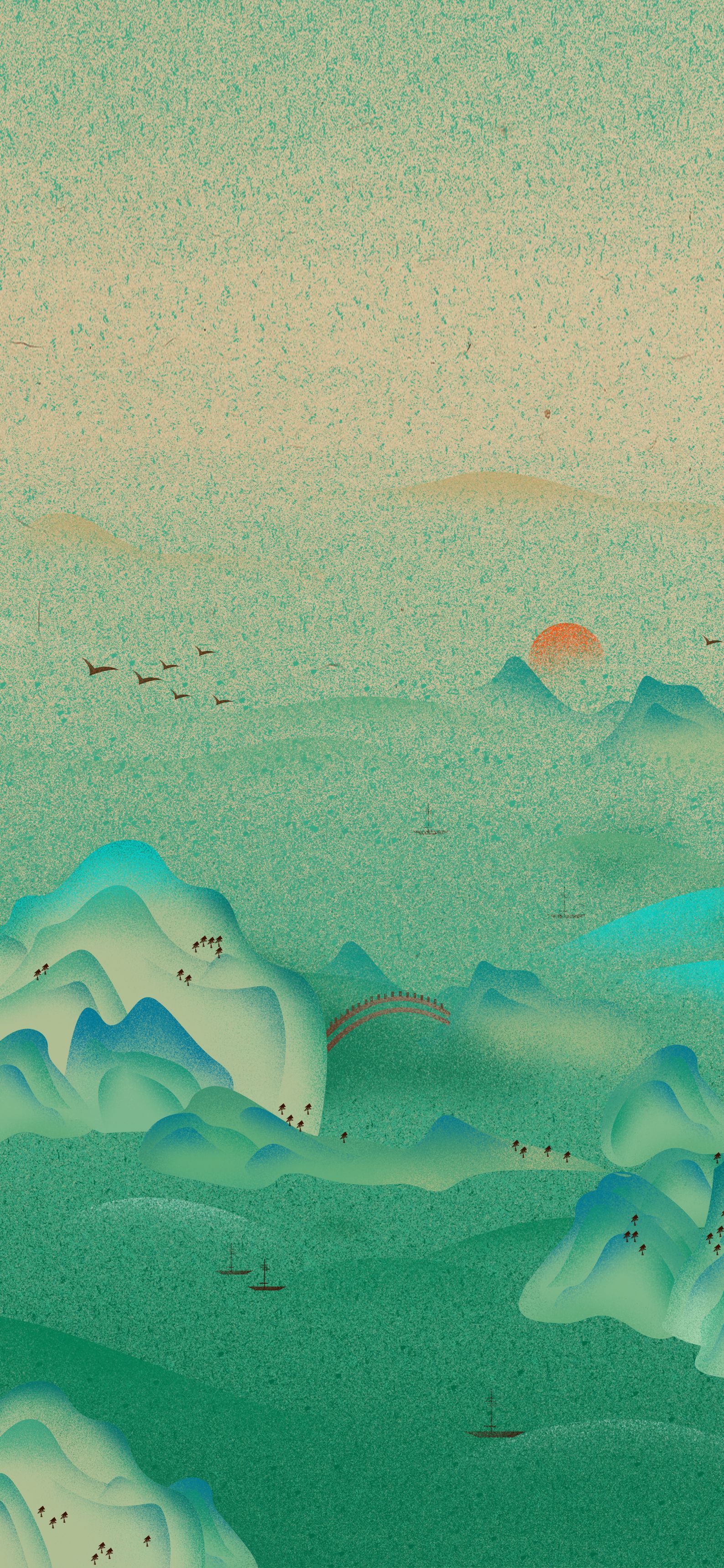 Anime landscape wallpaper