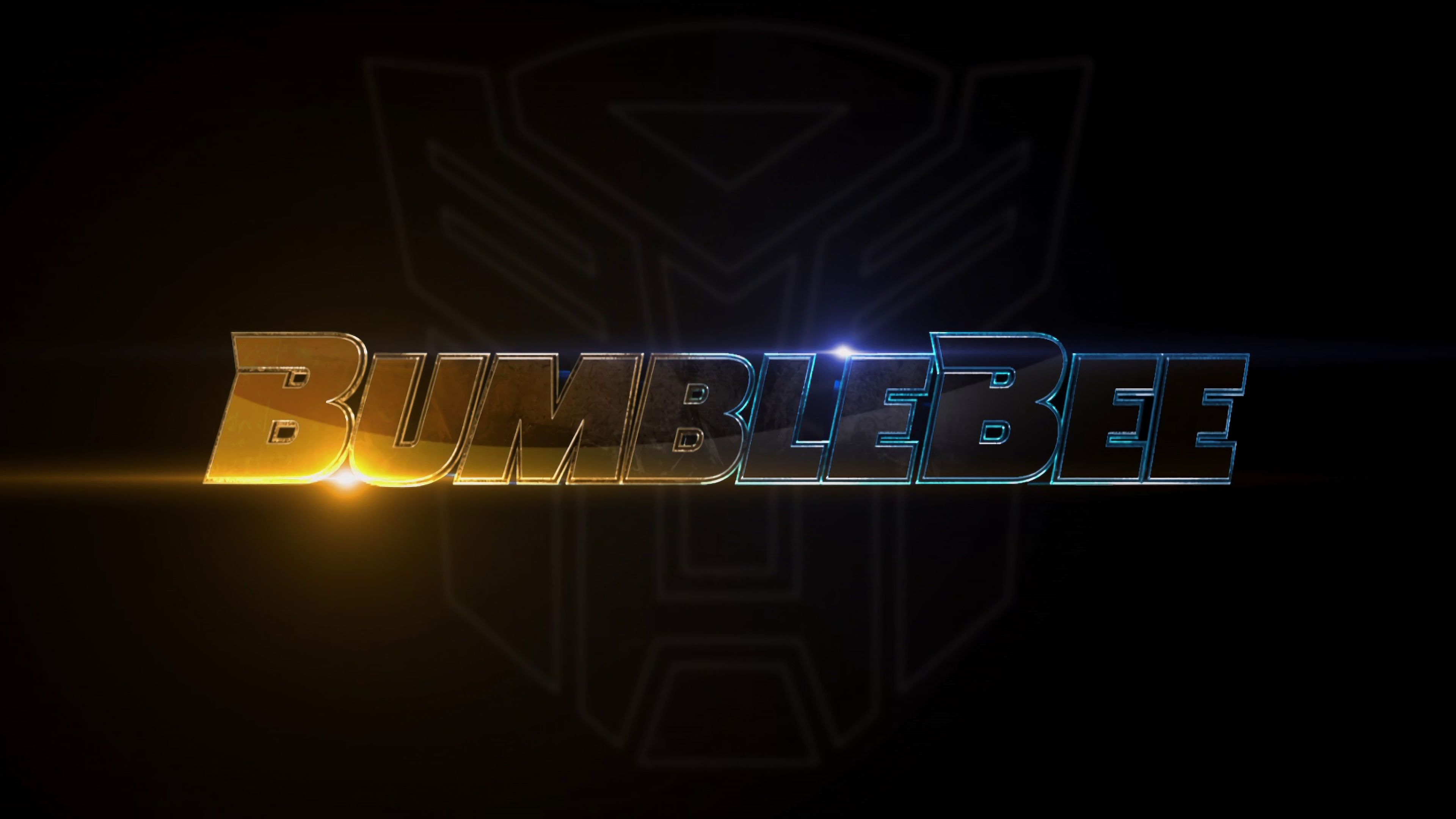 Bumblebee 2018 Movie Logo 4K