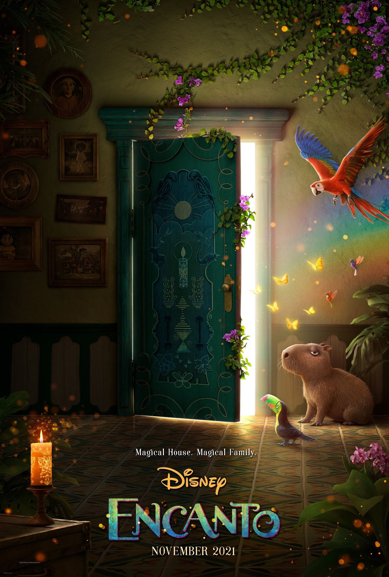 Encanto 2021 Disney Musical Film Image, Posters, Arts, Merch, and Other Content Cartoon Image