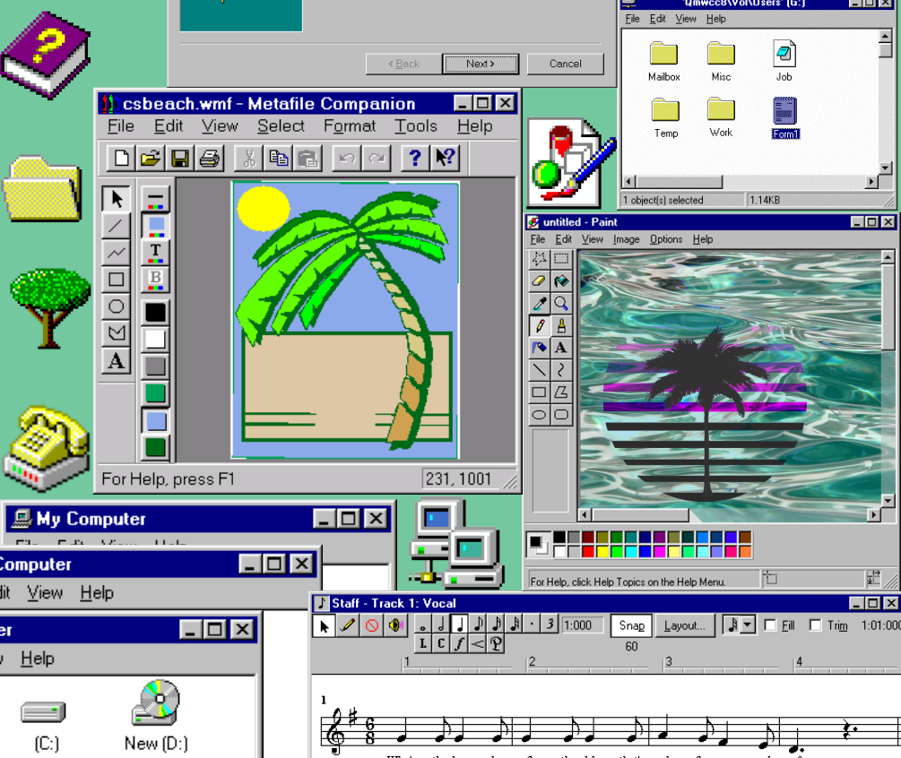 Aesthetic windows 95. Windows Vaporwave, Aesthetic window