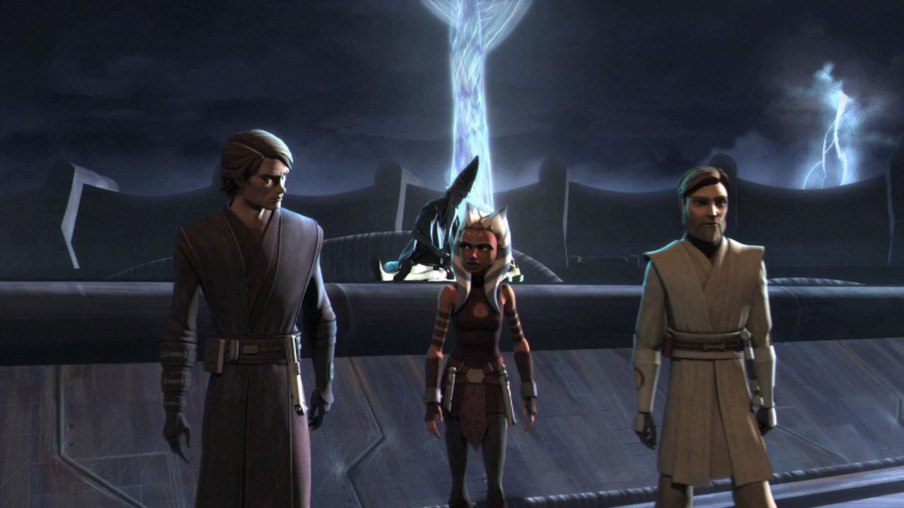 Anakin, Ahsoka And Obi Wan And Ahsoka Wallpaper