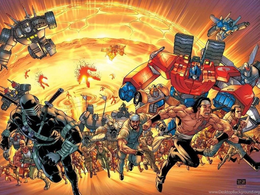 My Free Wallpaper Comics Wallpaper, GI Joe And Transformers Desktop Background