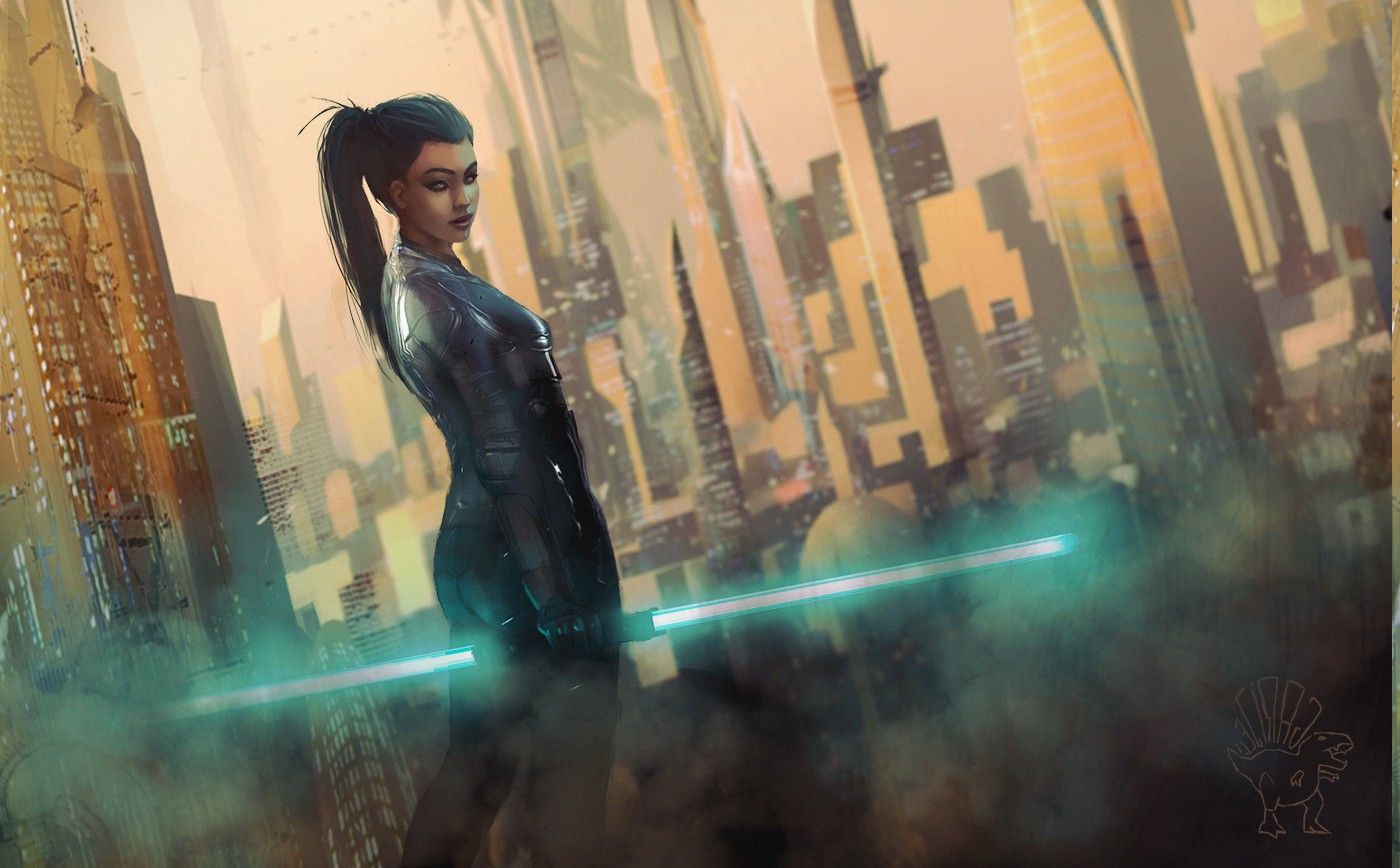 Lightsaber Women Wallpapers - Wallpaper Cave