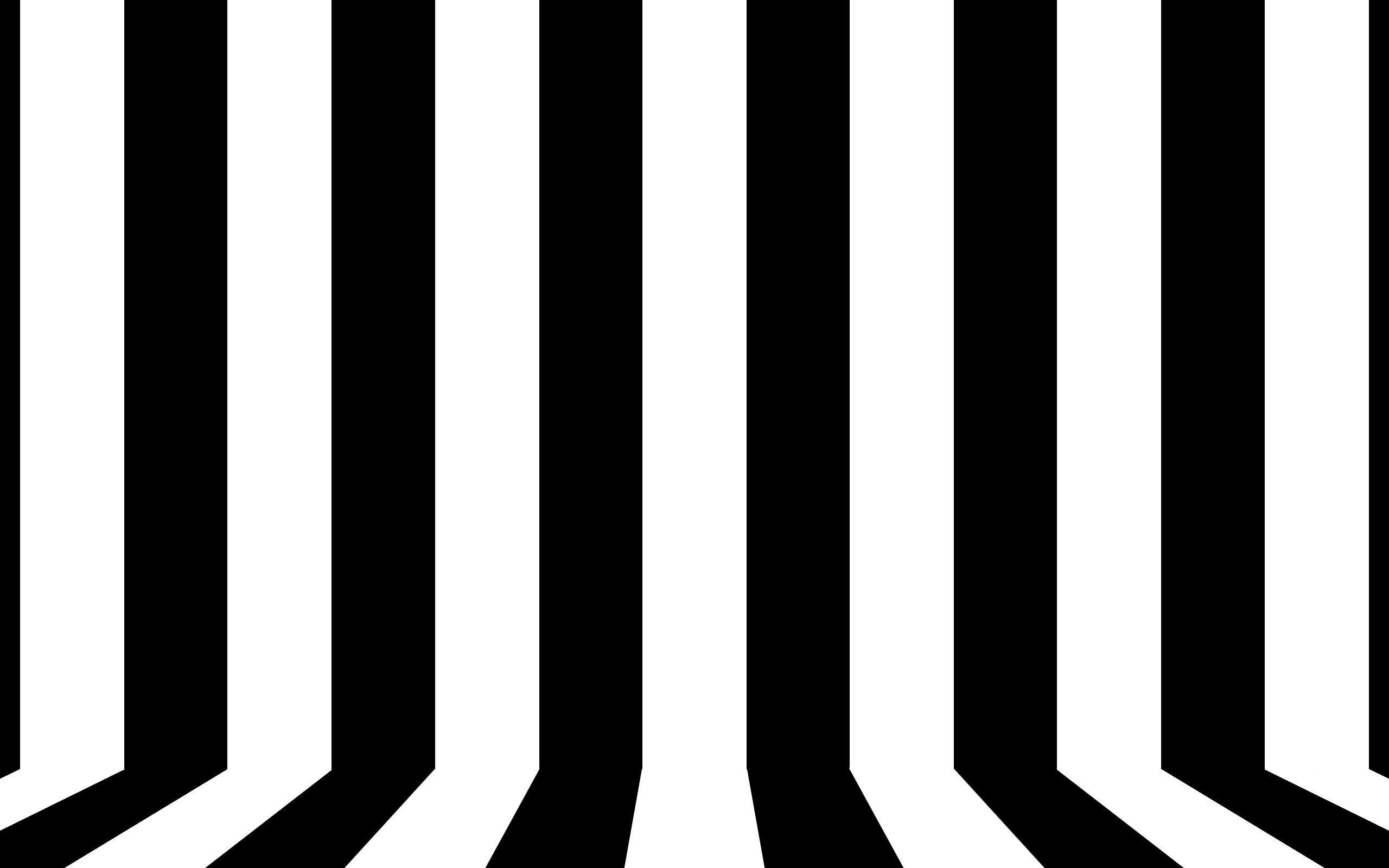 Line black white MidCentury Contemporary Wallpaper  TenStickers