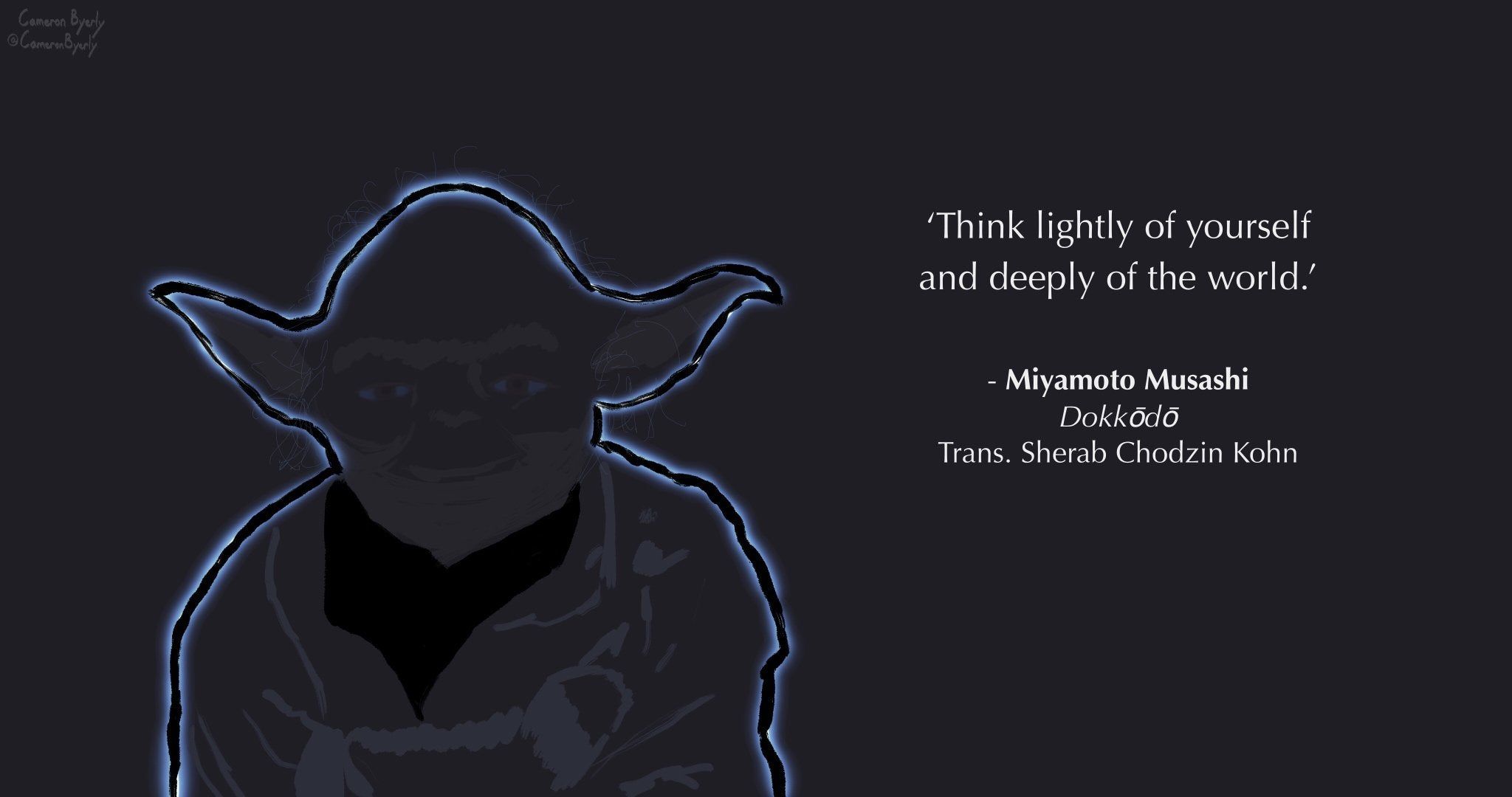 Yoda's Character Quotes Day 87 of 100 [4096*2160]: wallpaper