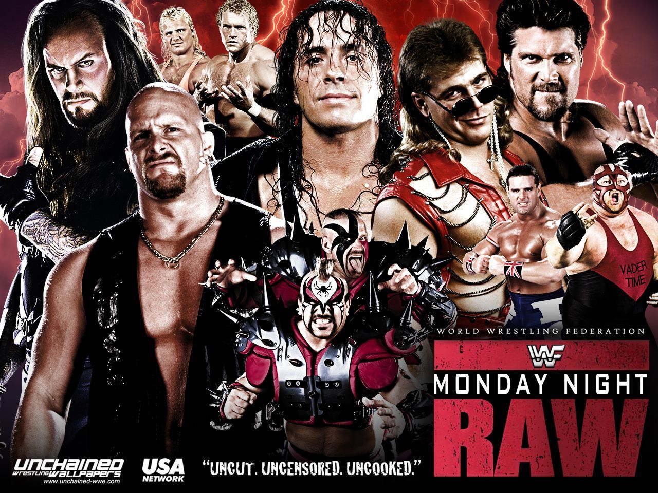 WWE Wallpaper: Classic Raw. Wwe, Wwe wallpaper, Wrestling superstars