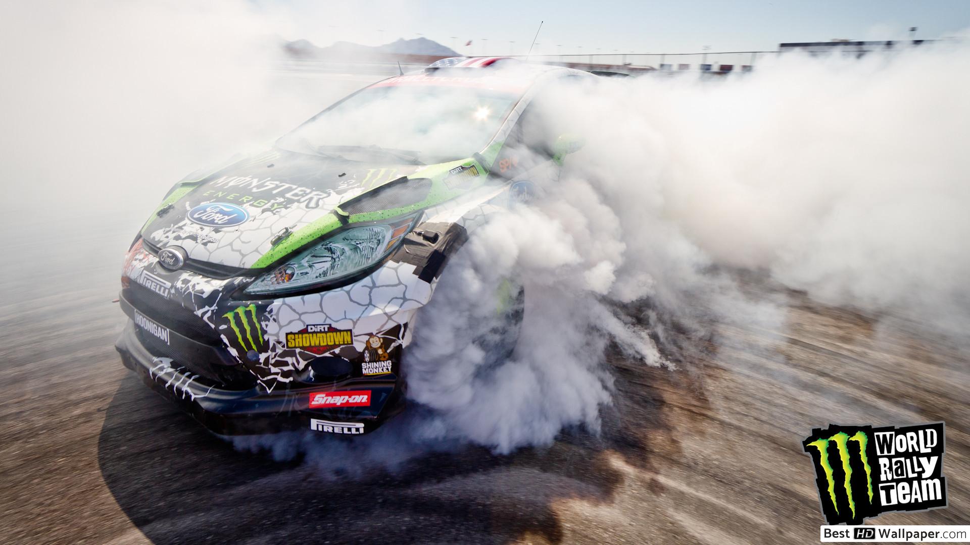 Burnout at World Rally Team Racing HD wallpaper download