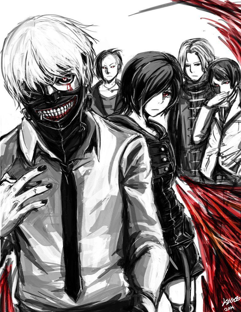Tokyo Ghoul. Tokyo ghoul, Tokyo ghoul uta, Tokyo ghoul black and white