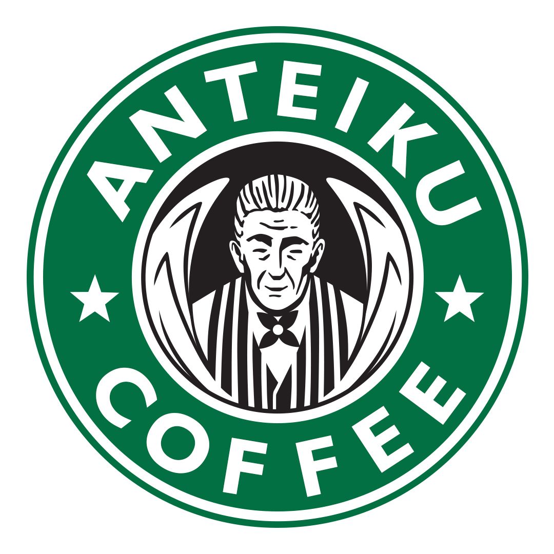 Anteiku Café Logo, Tokyo Ghoul Starbucks Parody Version Mug by Pong Lizardo. Tokyo ghoul, Tokyo ghoul christmas, Anime tshirt