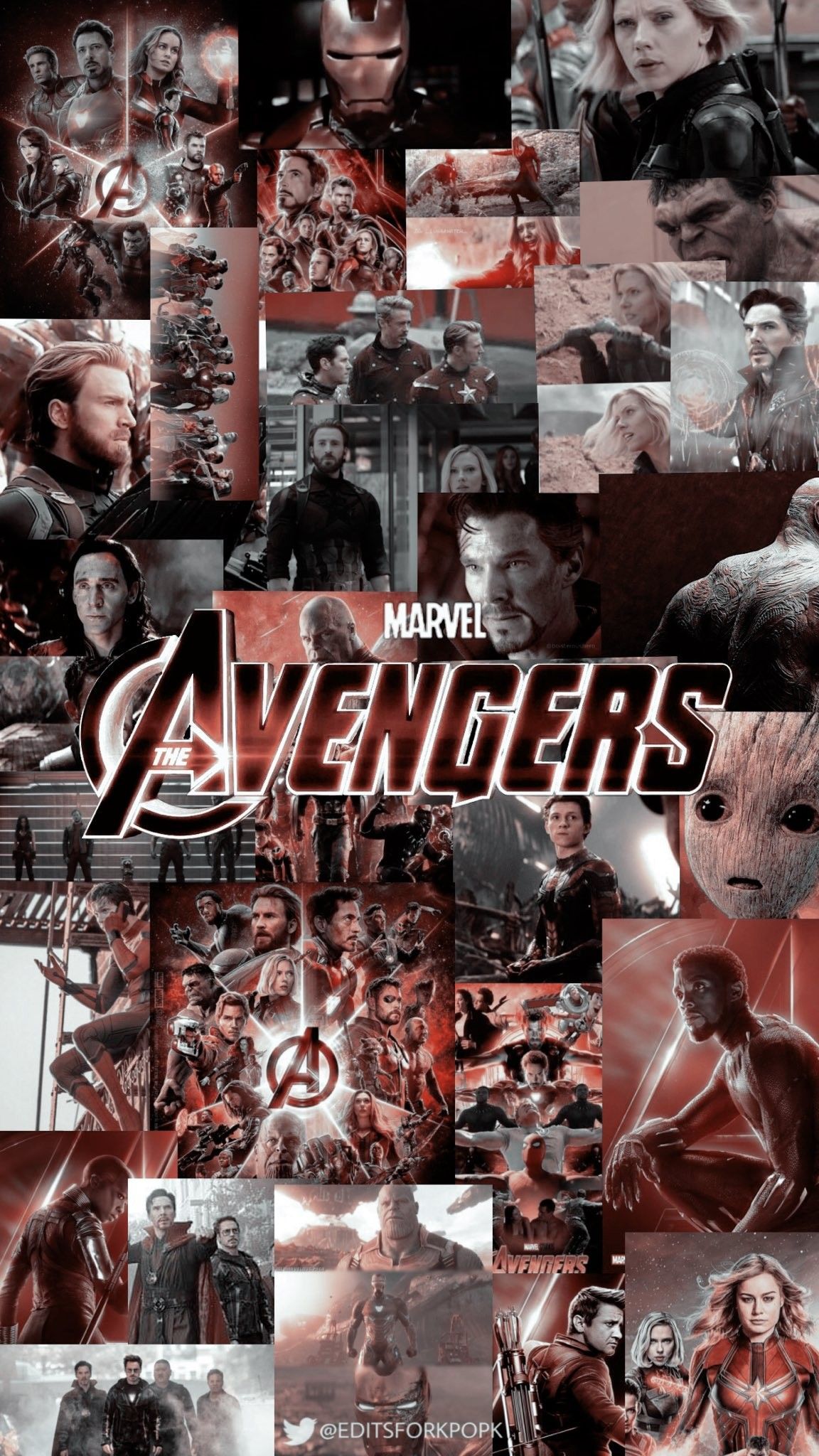 Marvel Collage Wallpapers Wallpaper Cave