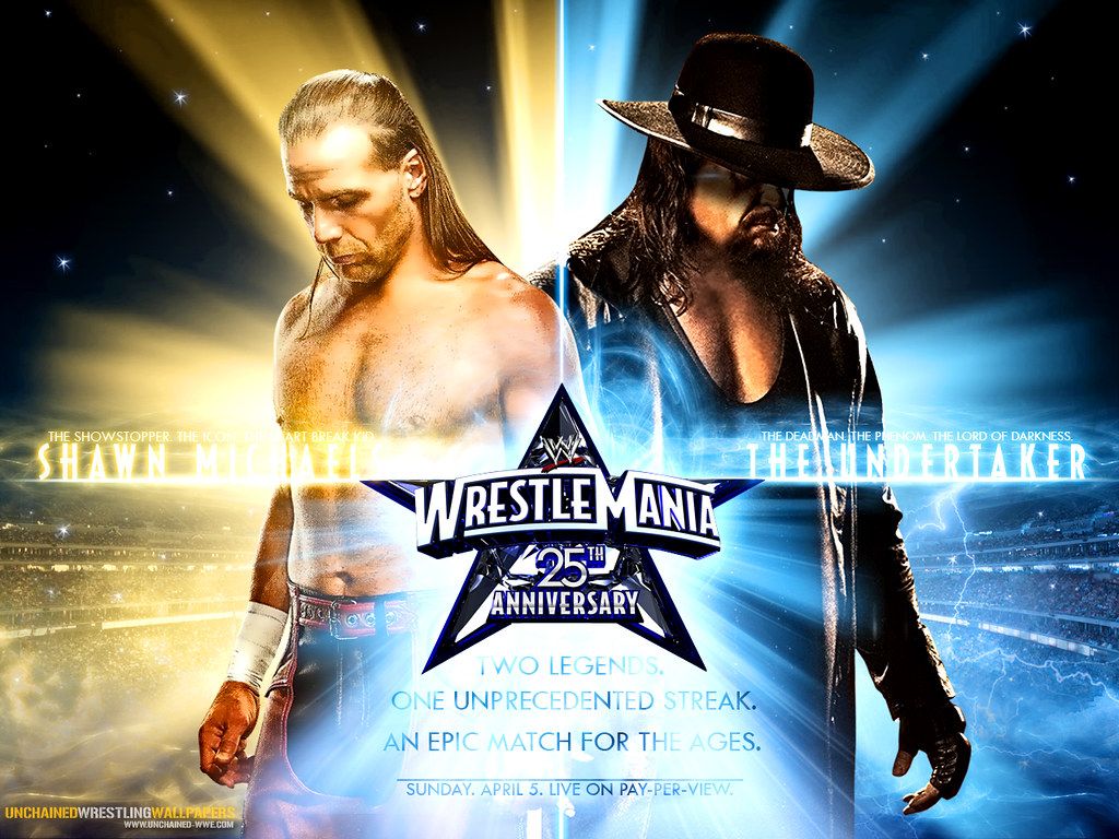 WWE Shawn Michaels vs Undertaker Wallpaper