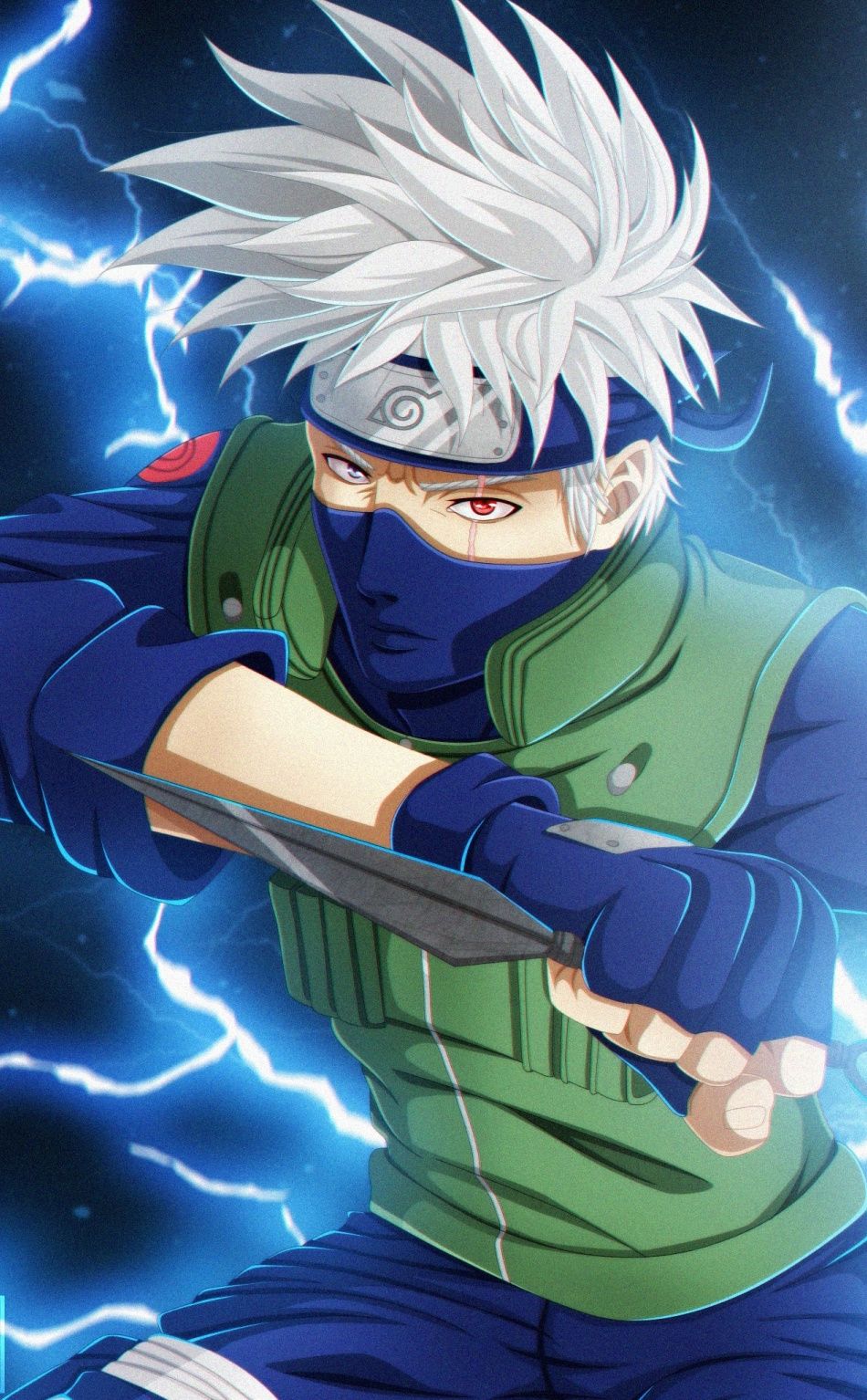 Anime, Kakashi Hatake, White Hair, Anime Boy, Art