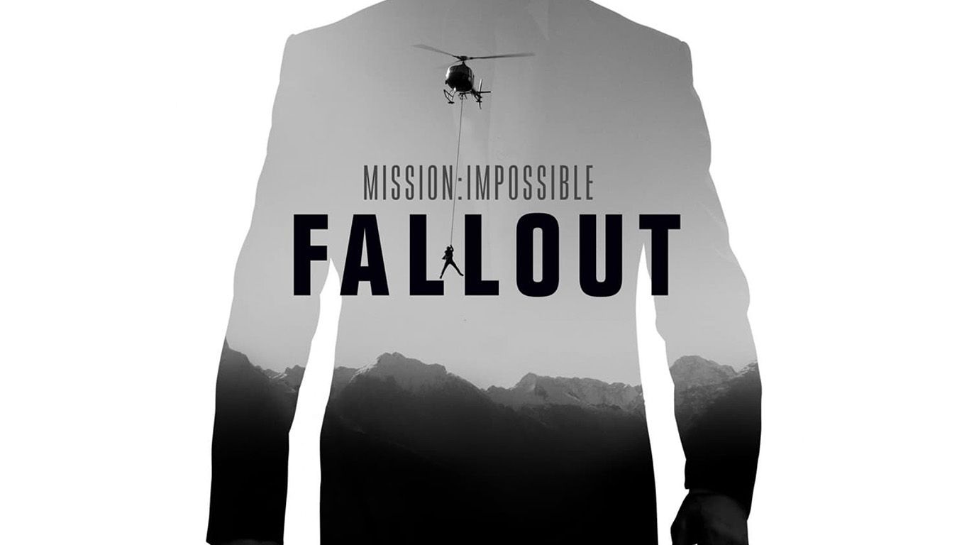 wallpaper for desktop, laptop. mission impossible film fallout poster art bw