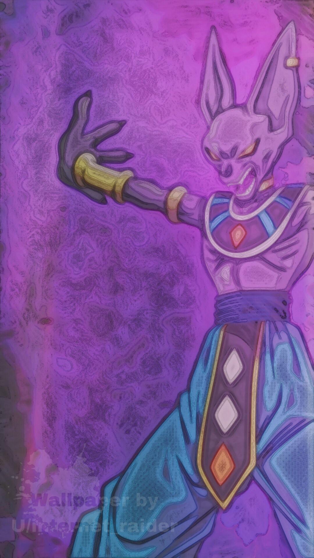 The lord beerus in wallpaper form