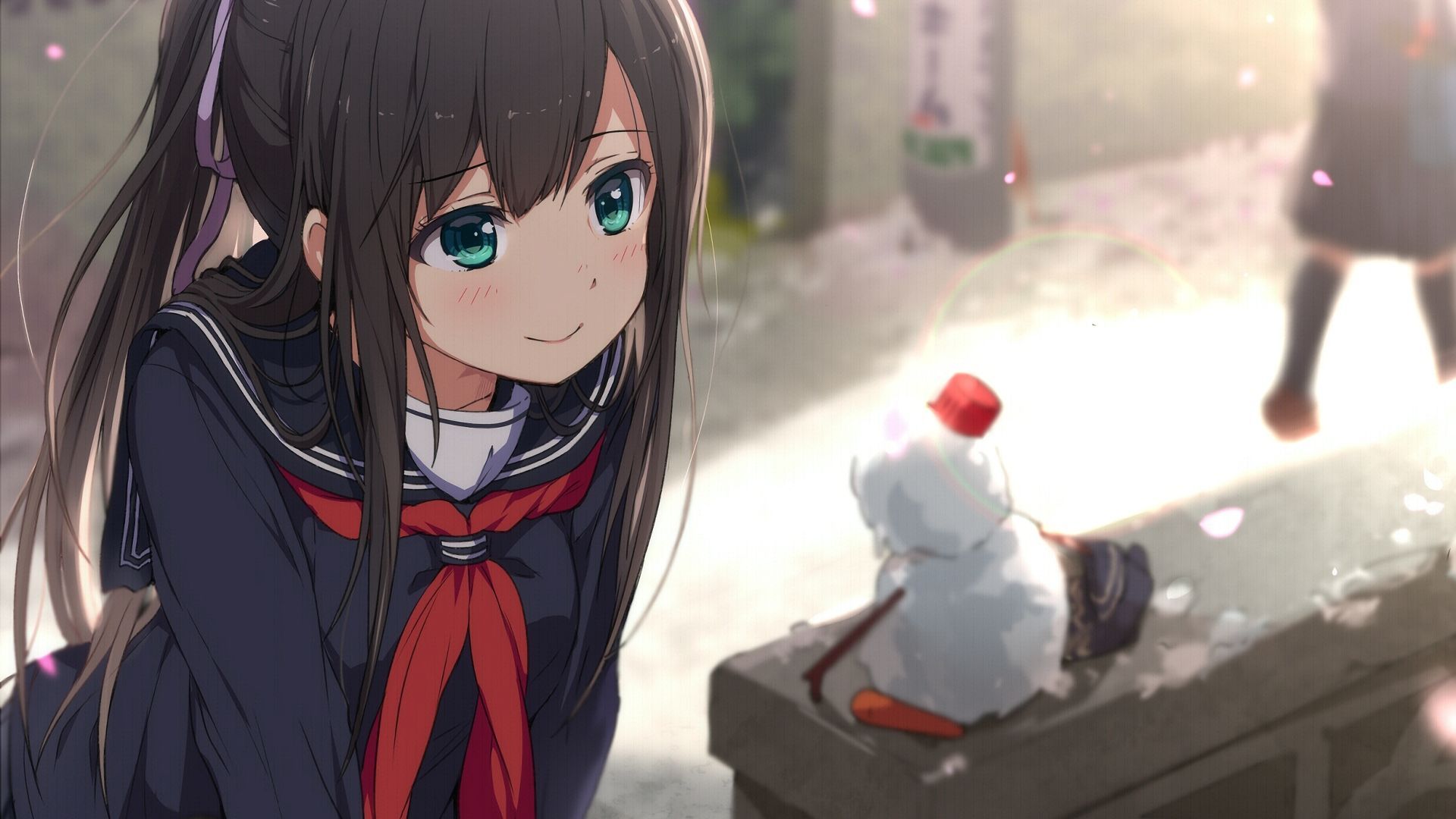 Desktop Wallpaper Very Cute Anime Girl, HD Image, Picture, Background, Mkuj26