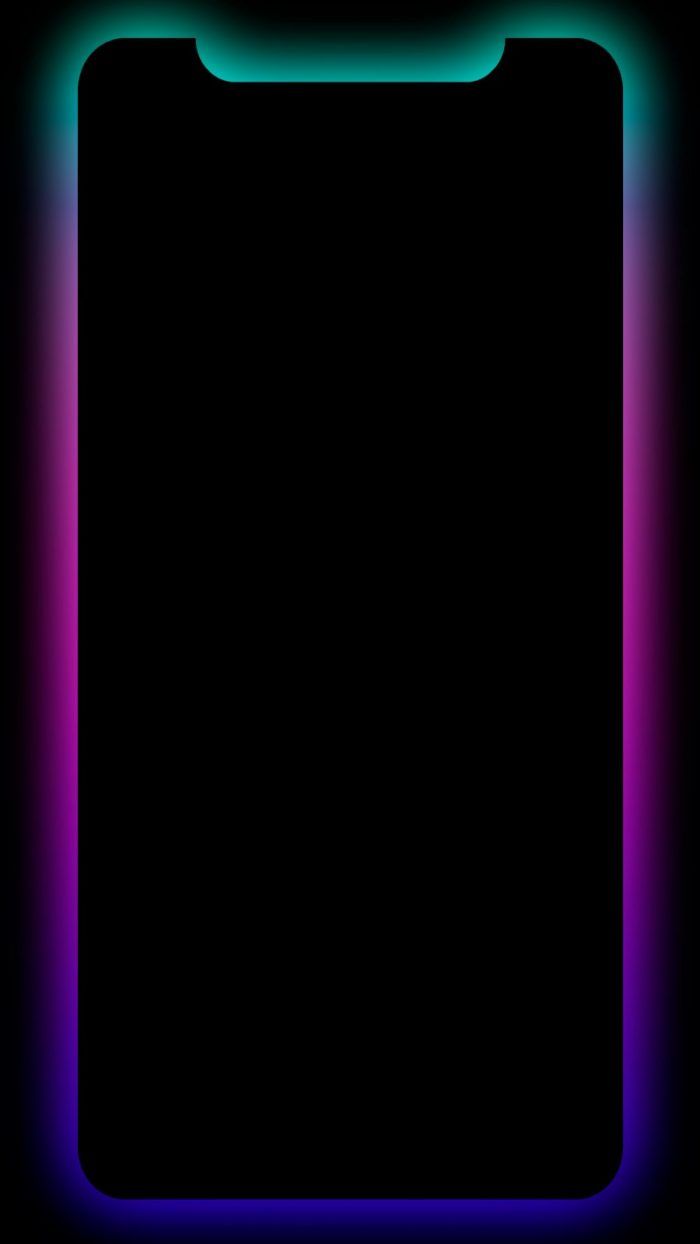 RGB Stars Frame 3 black colored border dark galaxy glow light neon  frame HD phone wallpaper  Peakpx