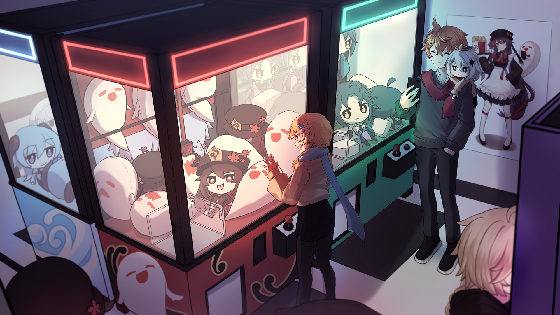 Aether (Genshin Impact) Ganyu (Genshin Impact) Hu Tao Lumine (Genshin Impact) Xiao (Genshin Impact) HD Wallpaper