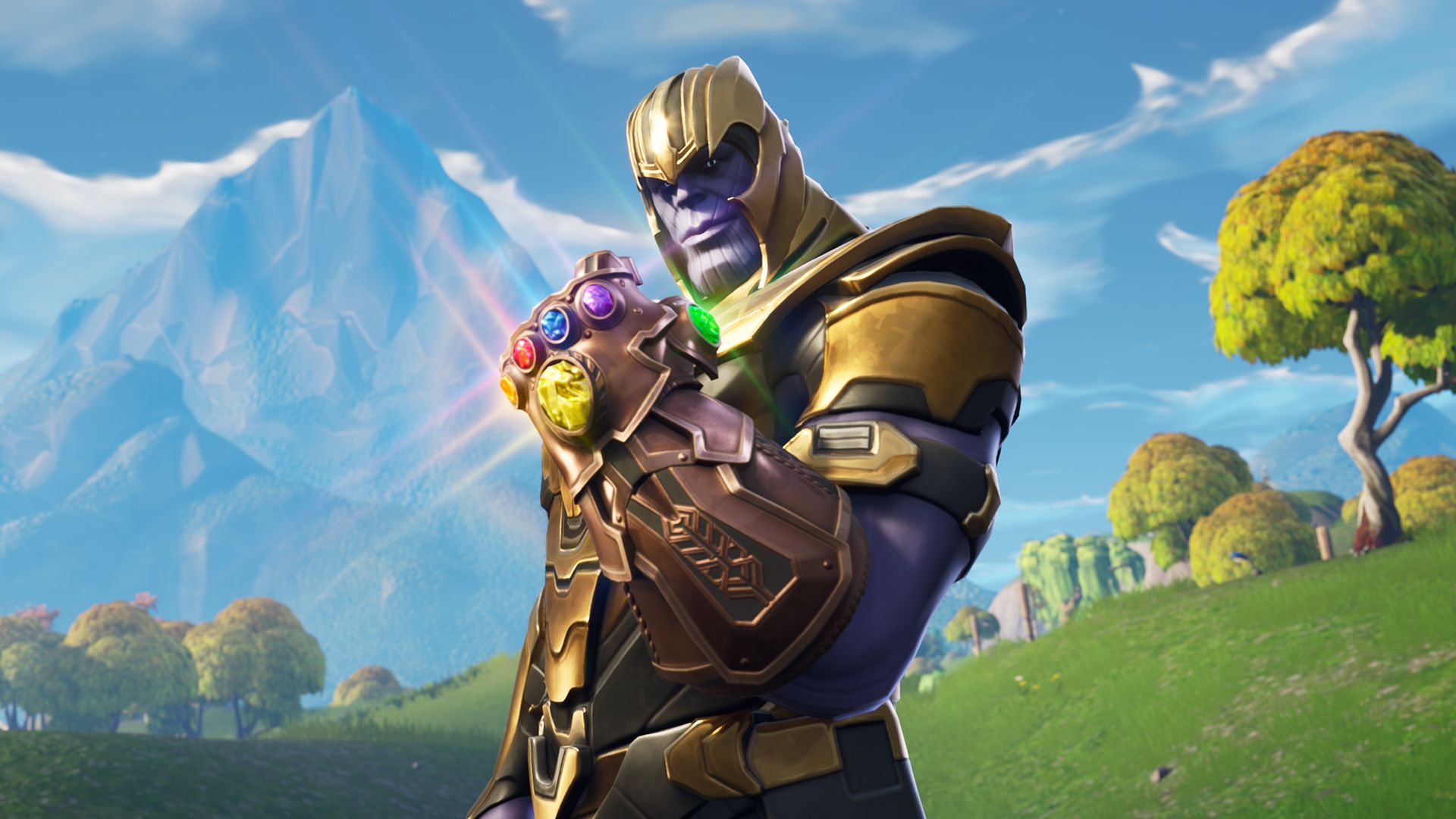 Thanos and the Infinity Gauntlet in Fortnite!