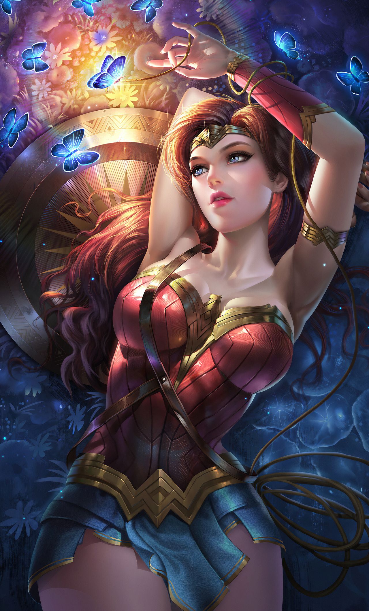 Wonder Woman New Cute Art iPhone HD 4k Wallpaper, Image, Background, Photo and Picture