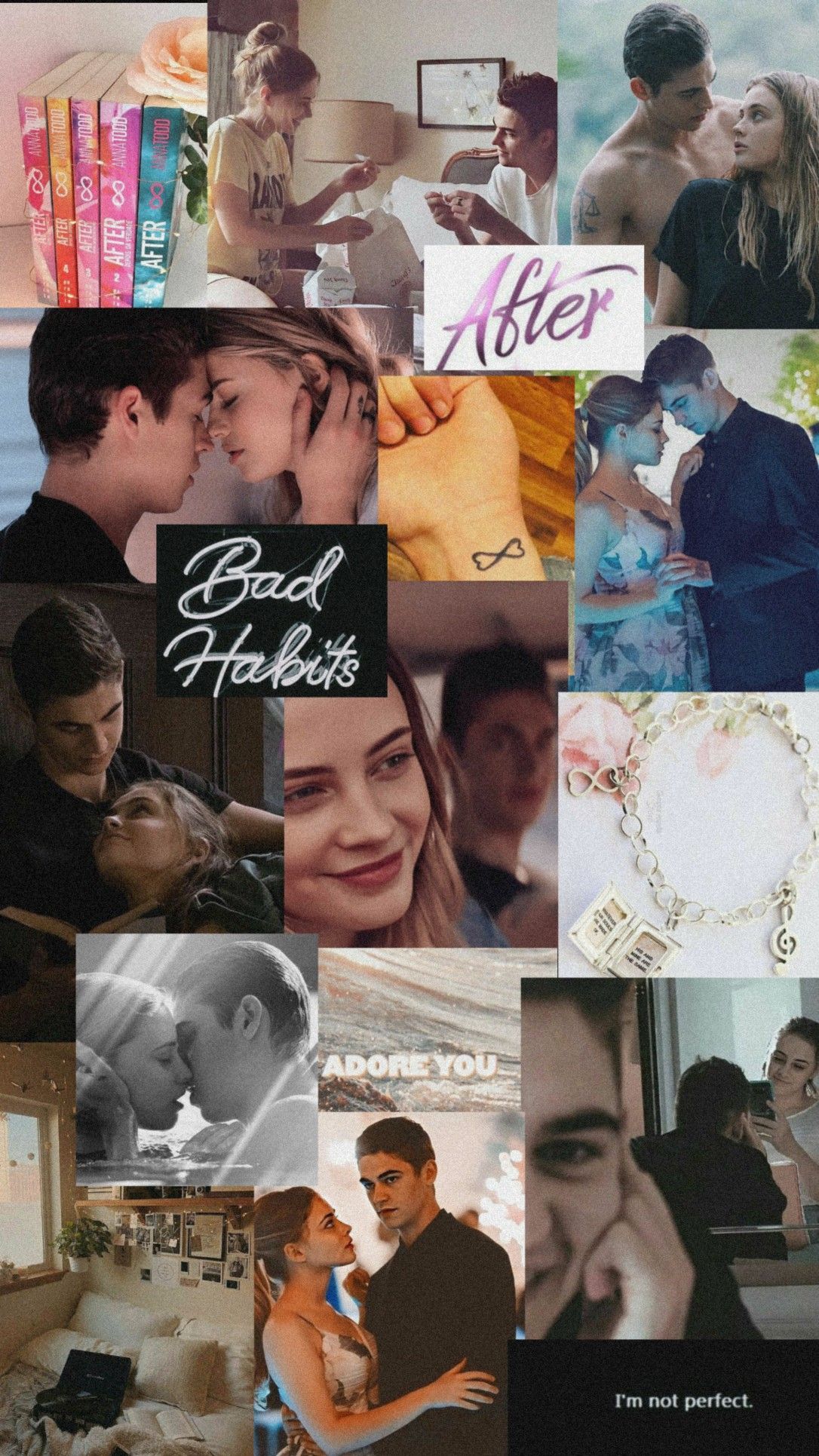 Wallpaper After, Tessa and Hardin, Hessa ❤. Romantic films, Hessa, Movie couples