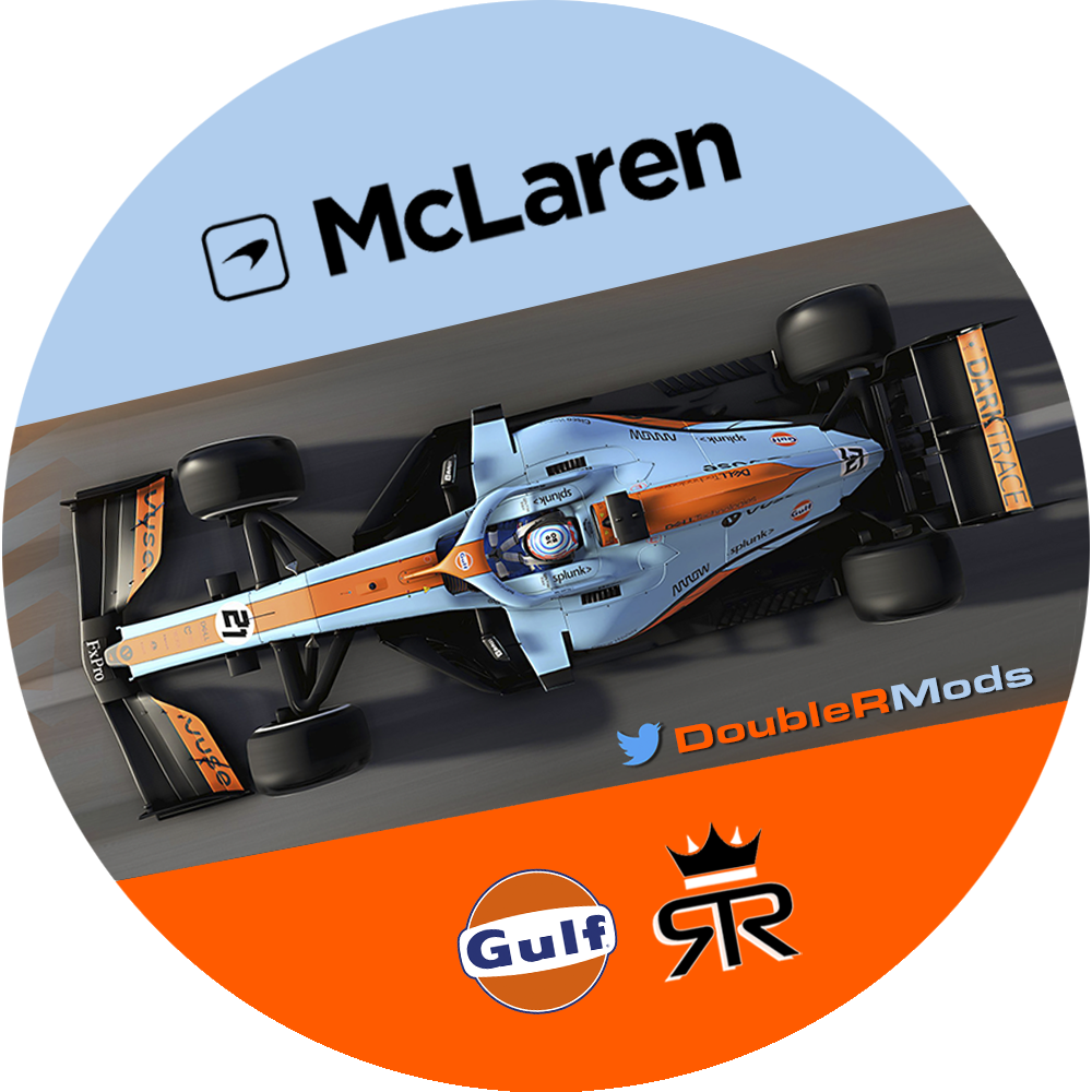 McLaren Gulf (Replace McLaren FOM Chasis)