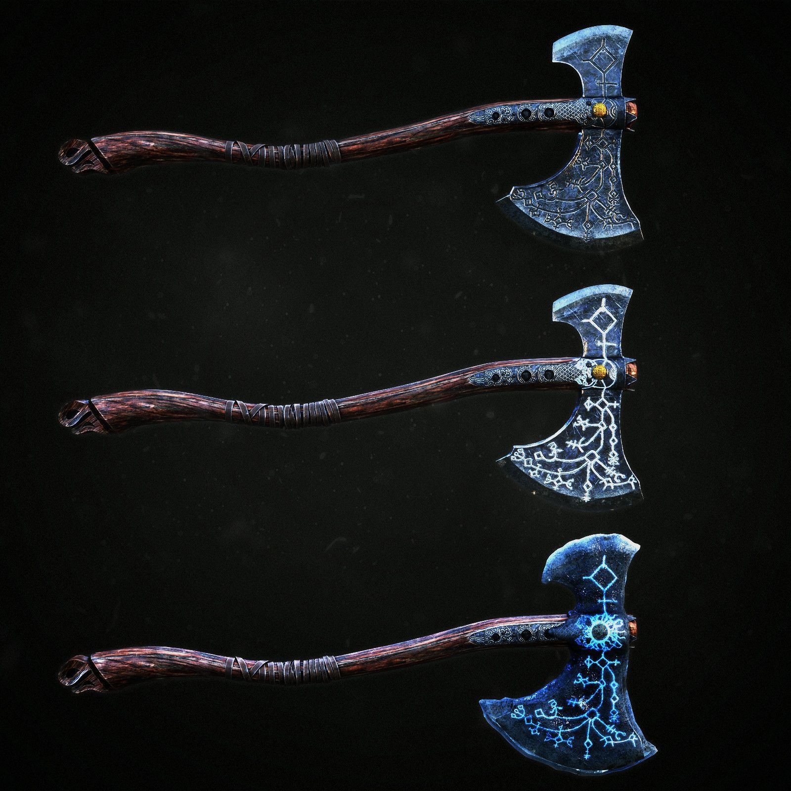 AXE God of War 4 by Anton Krasko on ArtStation. Kratos god of war, God of war, God of war 4