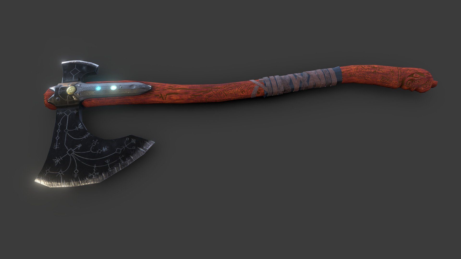 Leviathan Axe of War 4 Free 3D model by Dan Hardo [bc31e26]