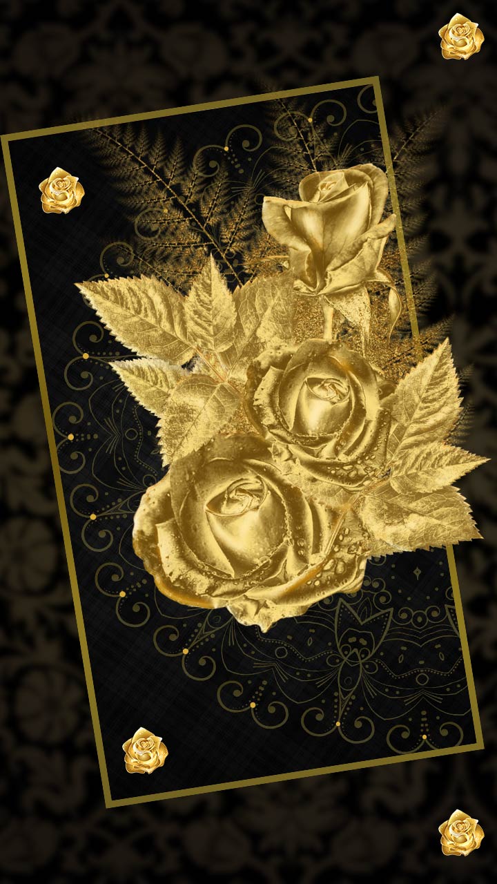 Lava Rose Golden Live Wallpaper: Appstore for Android