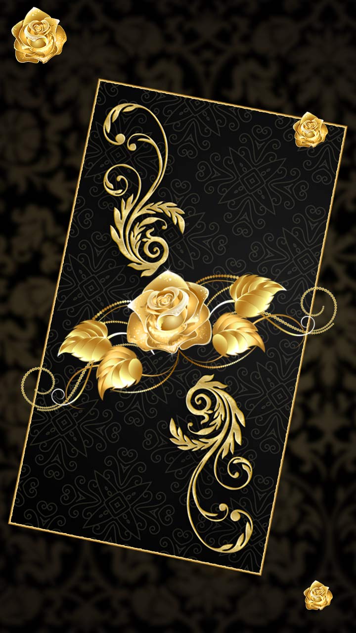 Lava Rose Golden Live Wallpaper: Appstore for Android