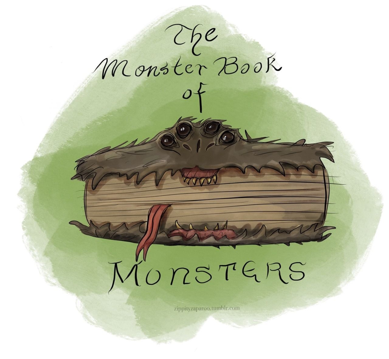 harry potter monster book drawing