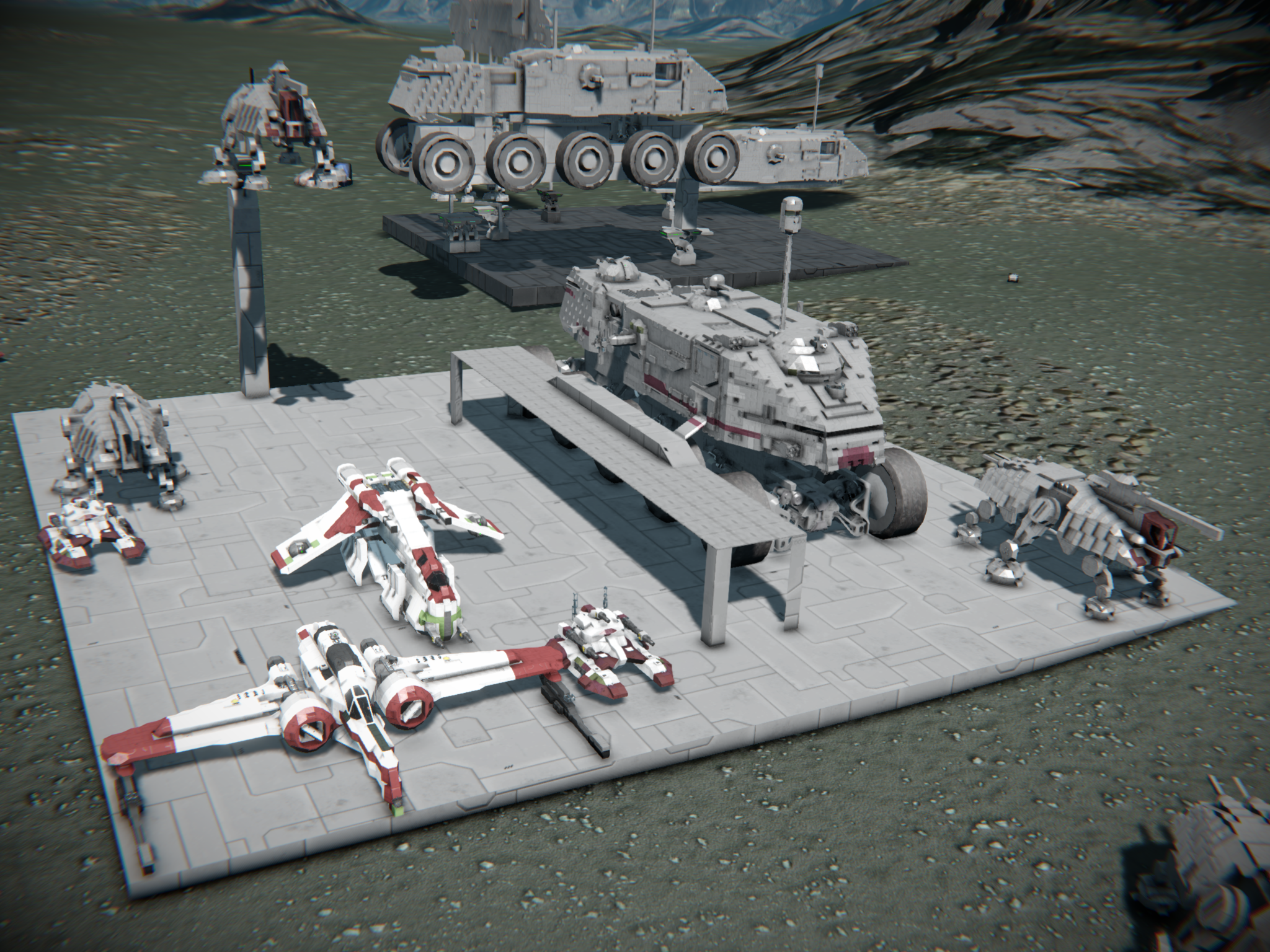 My current Galactic Republic Collection.: spaceengineers