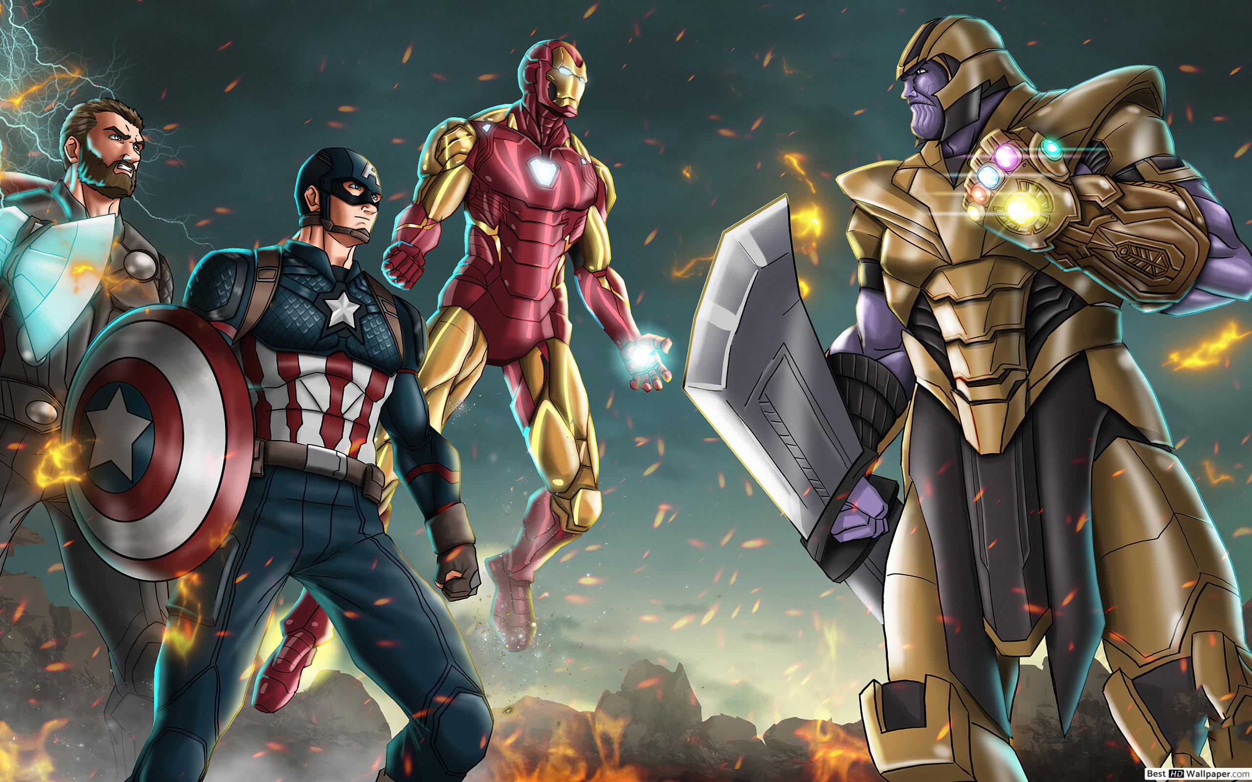 Avengers Endgame Battle HD wallpaper download