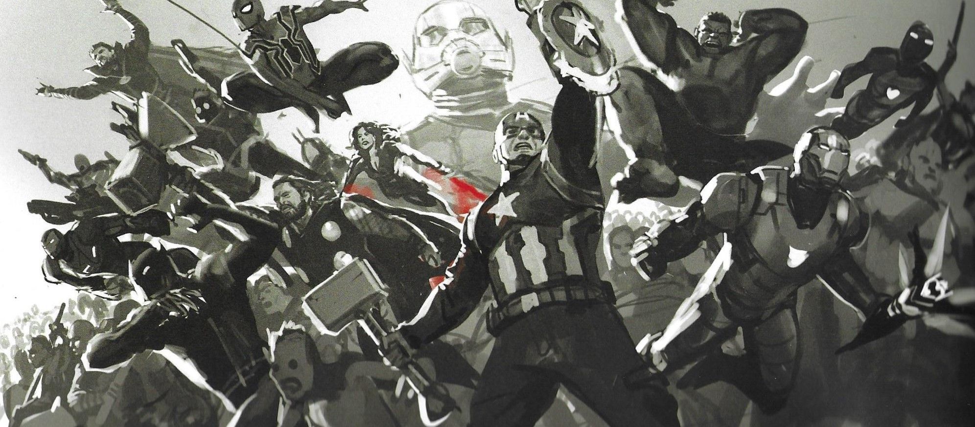 AVENGERS: ENDGAME Final Battle Concept Art Reveals Hulk Vs. Thanos, The Ultimate Fastball Special, And More. Avengers art, Marvel concept art, Concept art