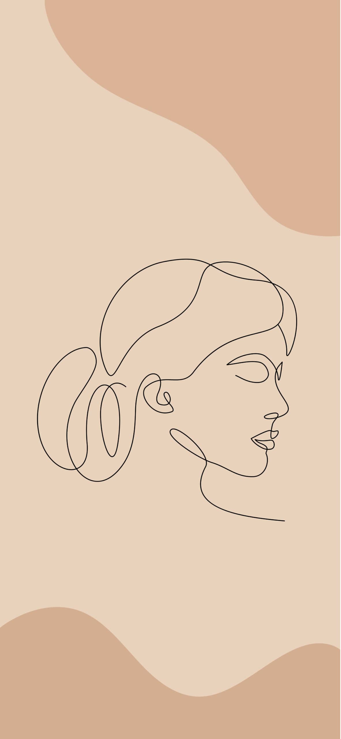 Women and flowers line art. Girl with flowers and leaves one line vector  drawing. Portrait continuous line art drawing for prints, tattoos,  cosmetics, fashion, Beauty salon and wall home decoration. 2909354 Vector