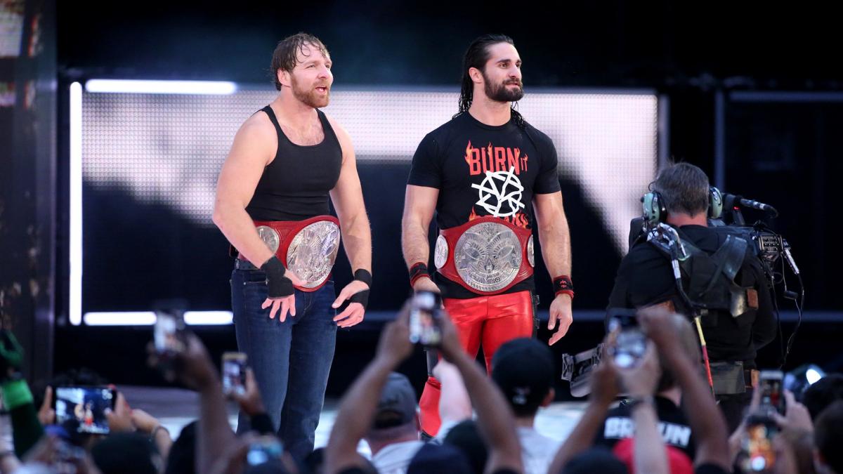 Seth Rollins & Dean Ambrose vs. The Hardy Boyz: photo