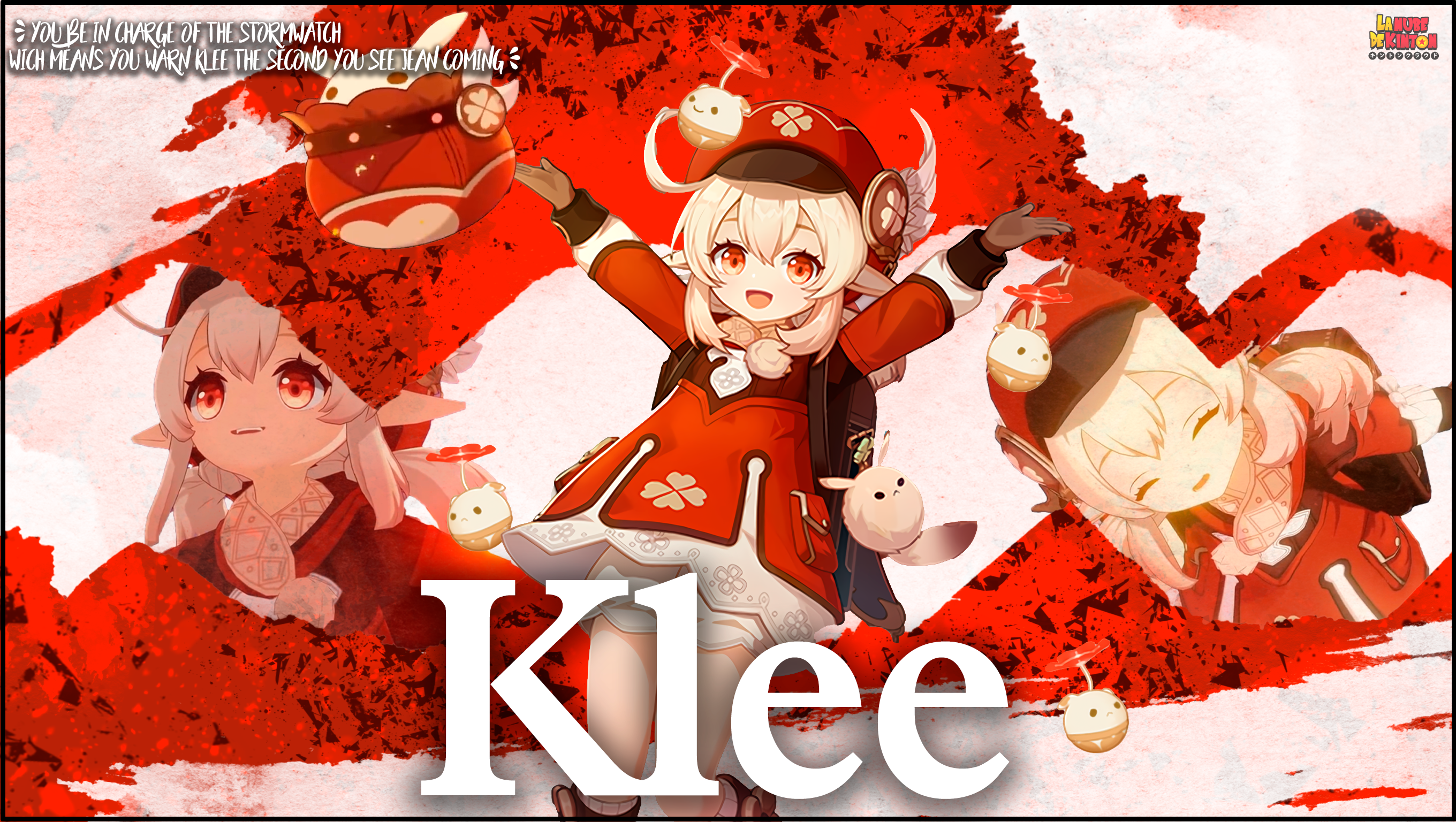 Hi! For today a pc and cellphone wallpaper of Klee, the explosive loli
