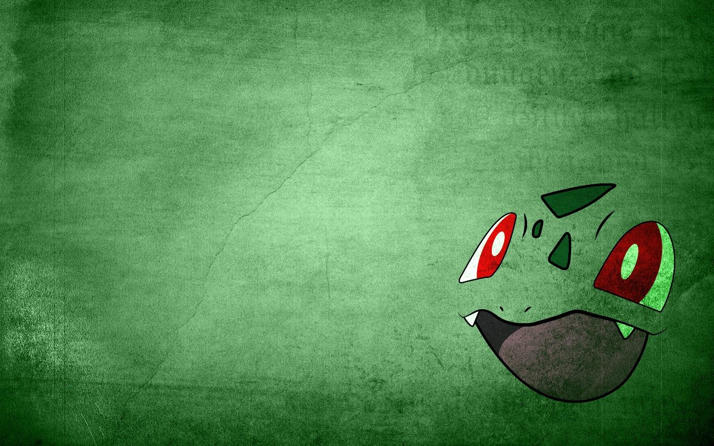 Anime Pokemon Minimalism Bulbasaur Green Simple Background Wallpaper:1440x900