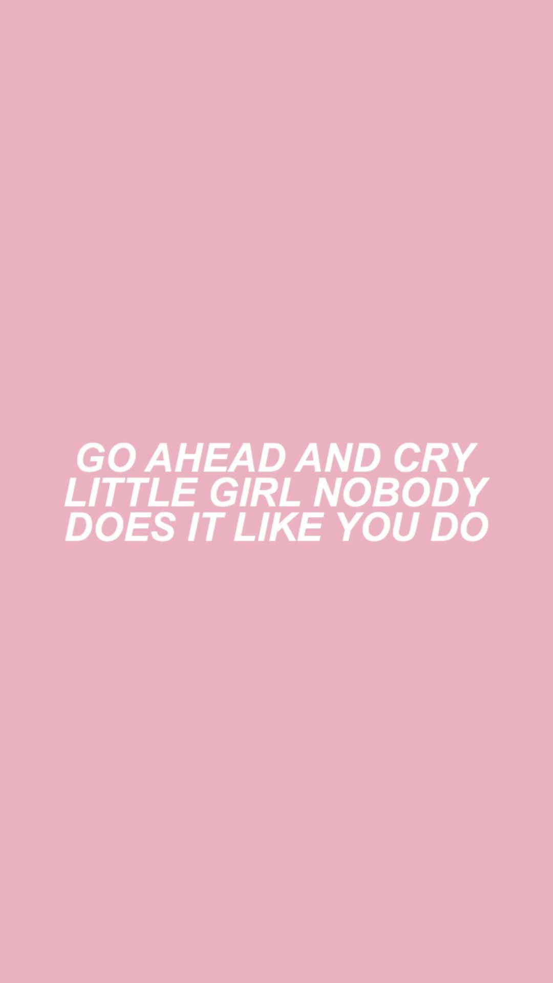 Aesthetic Pink Wallpaper With Words