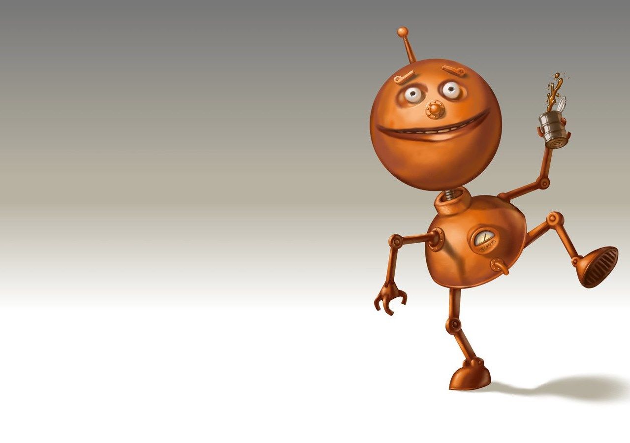 Pocket Drunken Robot < 3D Art < Gallery < Desktop Wallpaper Desktop Background