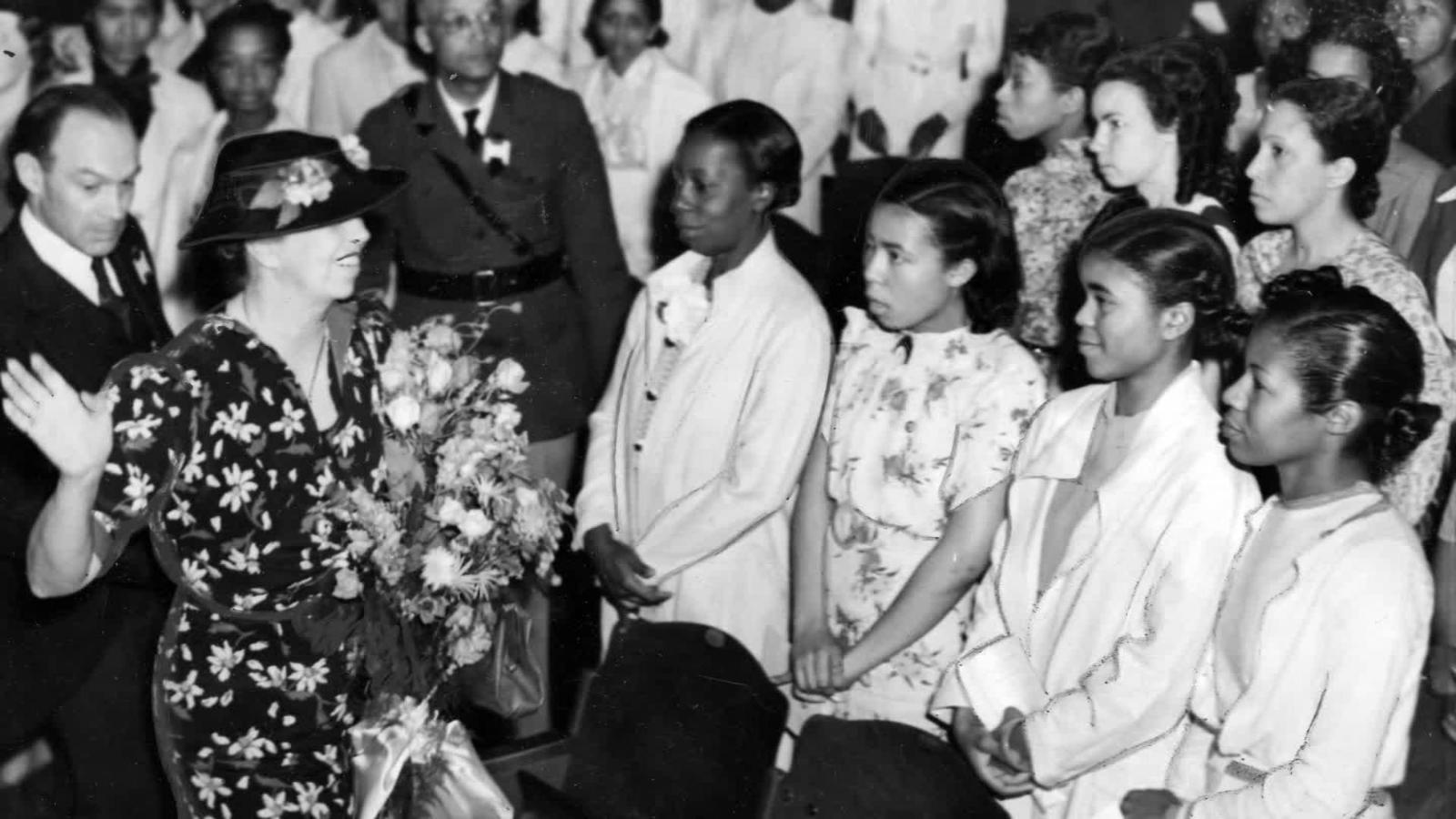 Civil rights was at the top of Eleanor Roosevelt's agenda