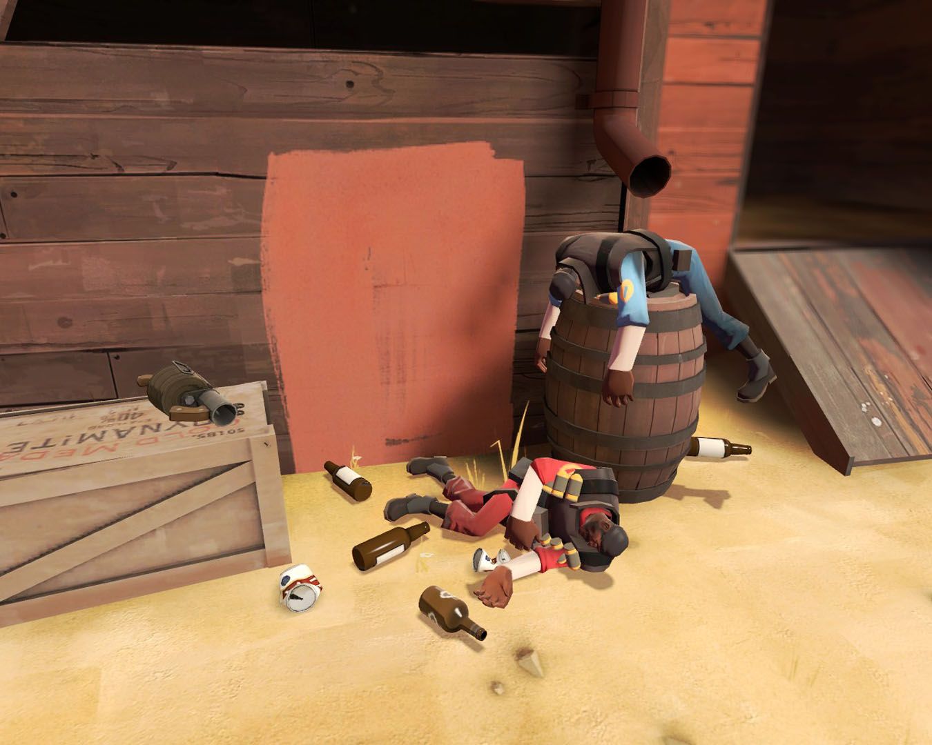 Drunken Demoman Fortress 2 Wallpaper
