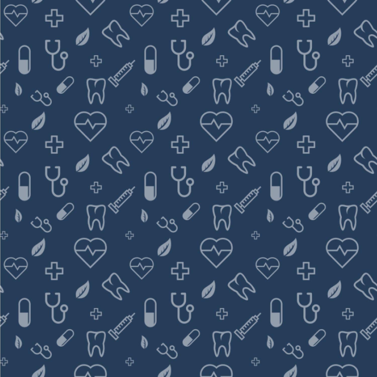 YouCustomizeIt Medical Doctor Wallpaper & Surface Covering (Peel & Stick 24x 24 Sample): Furniture & Decor