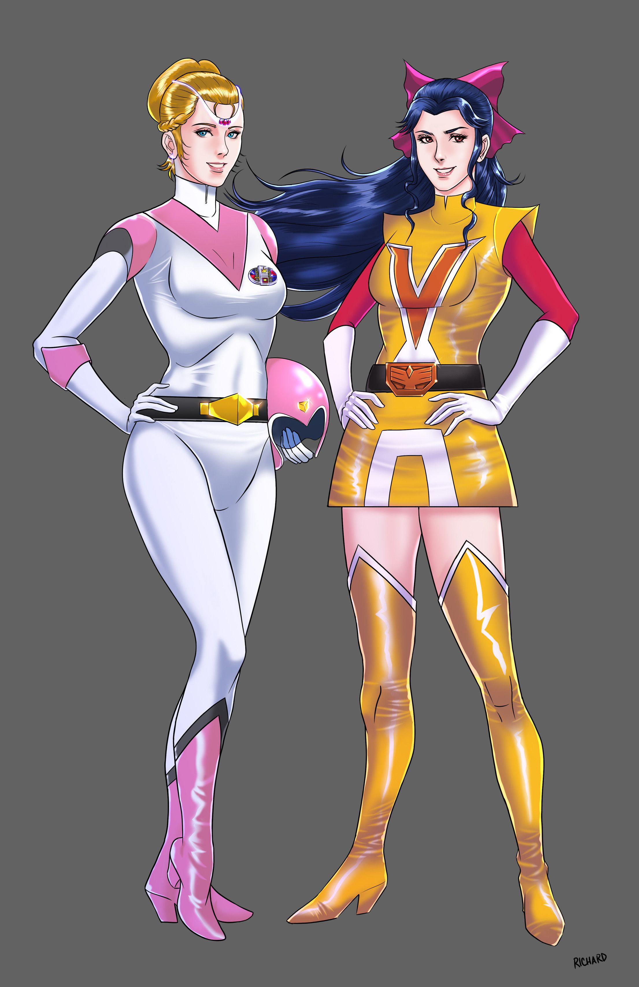 Princess Allura and Jamie Robinson Voltron V Fan Art, Richard Baron Reyes