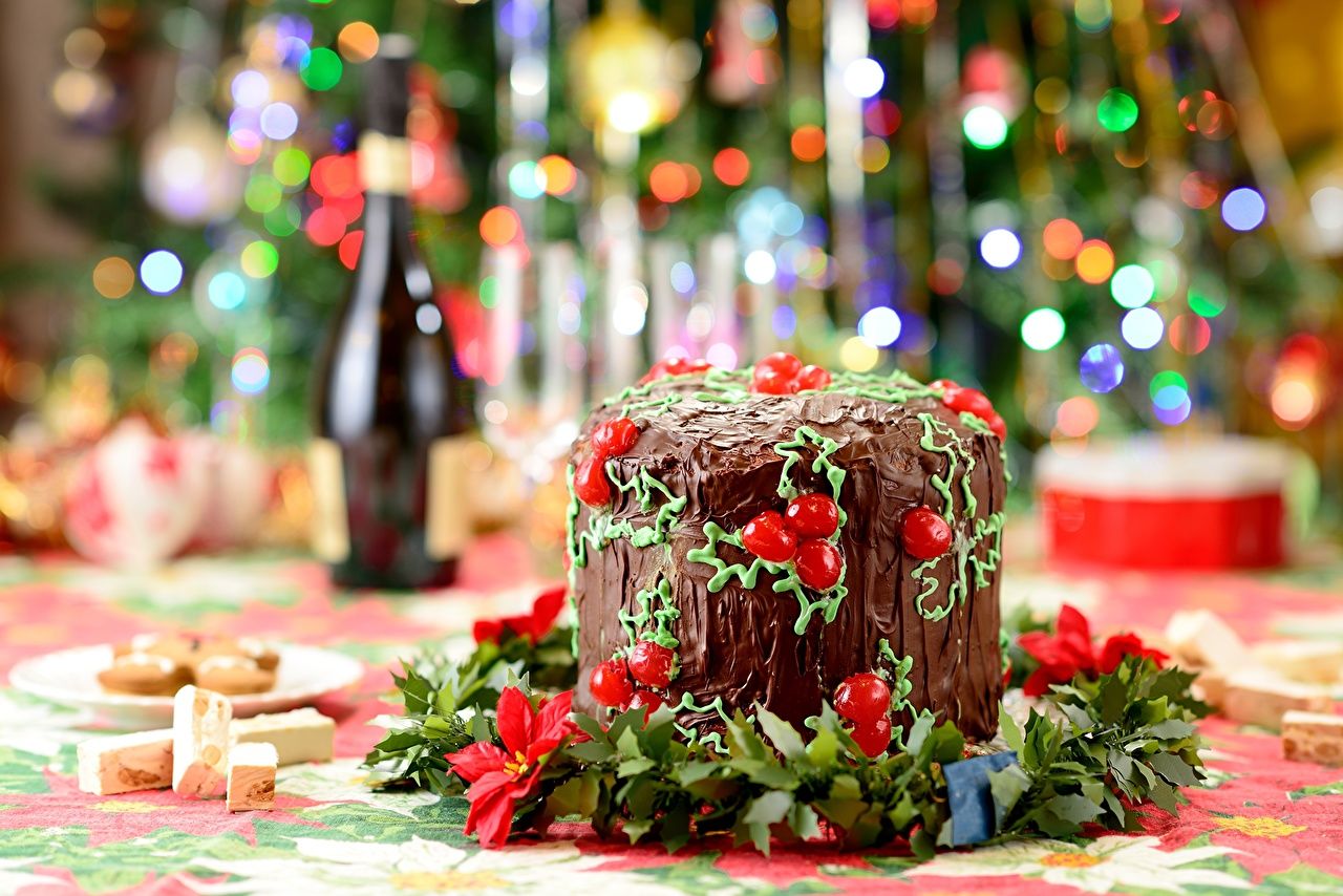 Christmas Cake Wallpapers - Wallpaper Cave