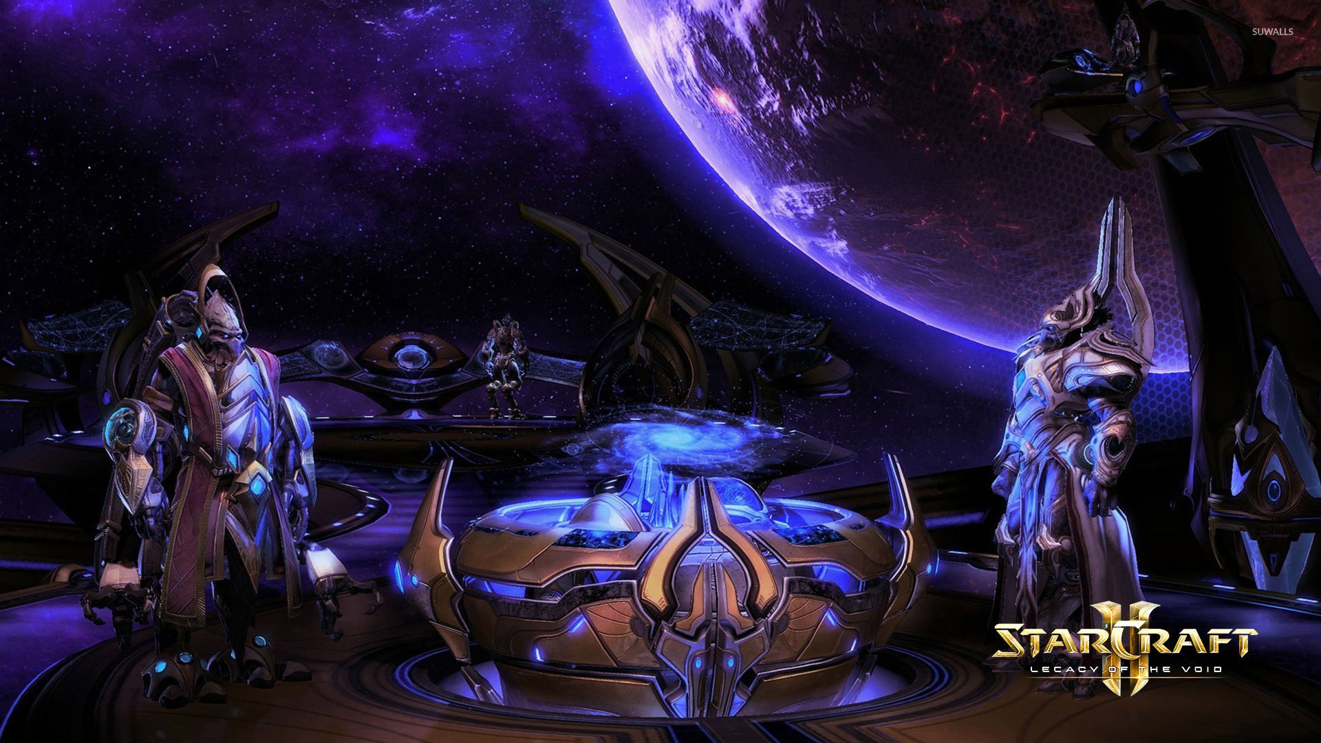 Artanis and Karax in StarCraft II: Legacy of the Void wallpaper wallpaper