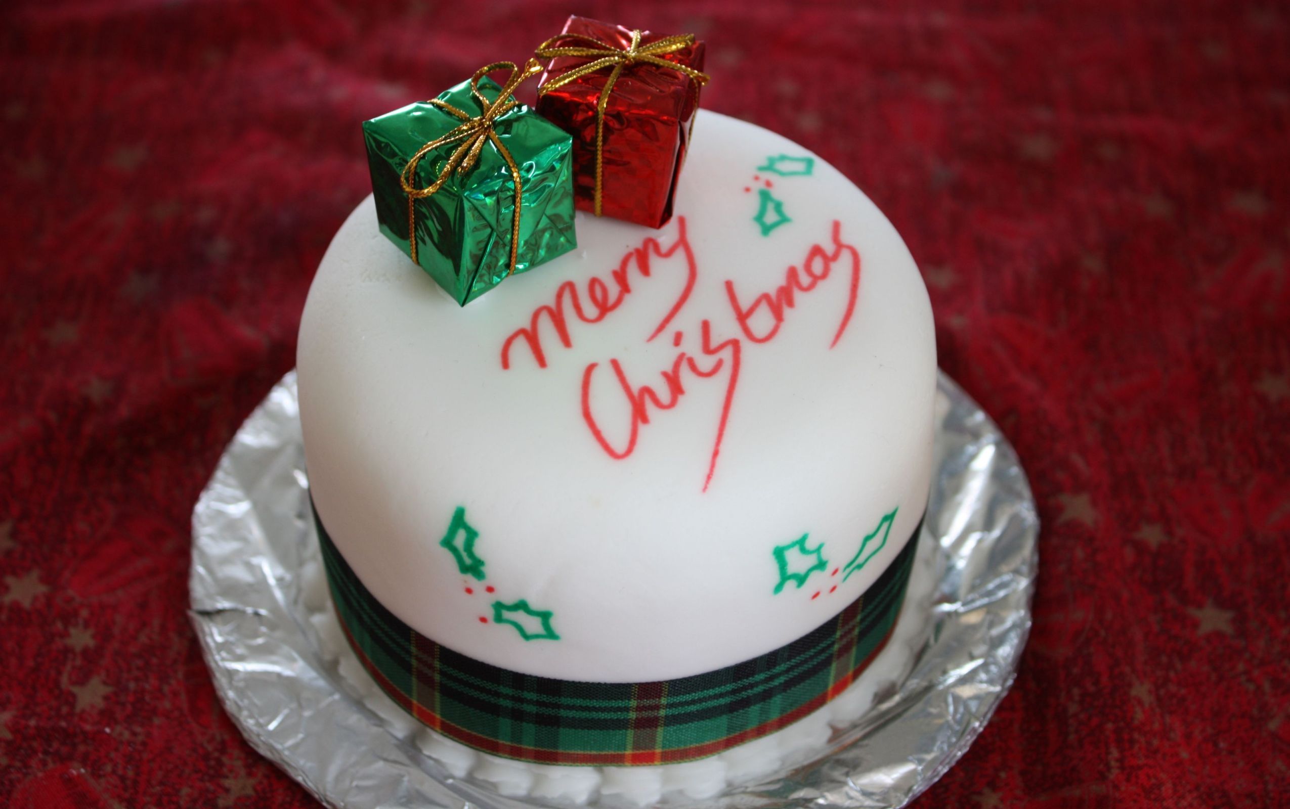 Christmas Cake Wallpapers - Wallpaper Cave