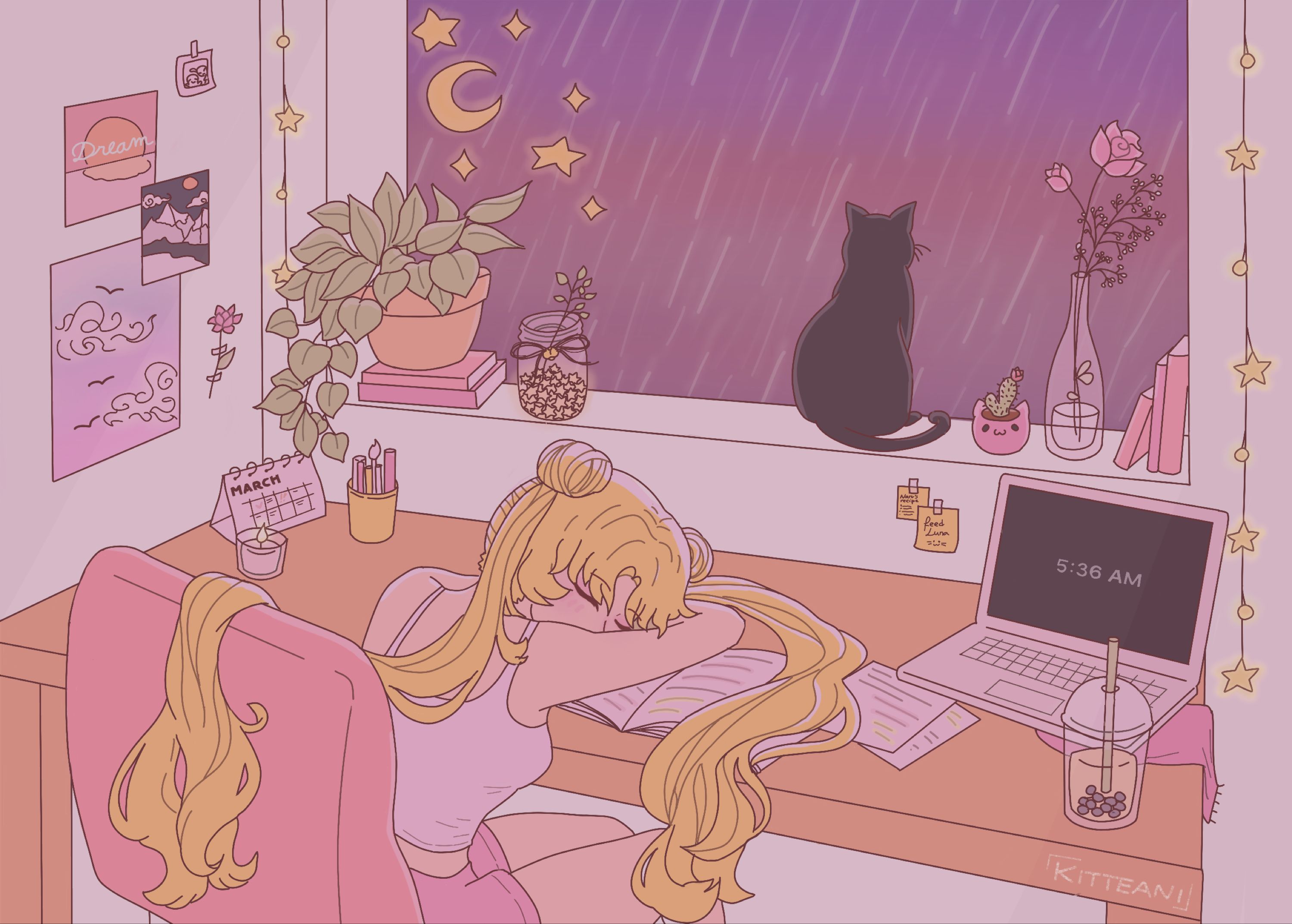 Sailor Moon Aesthetic Desktop Retro Wallpapers - Wallpaper Cave