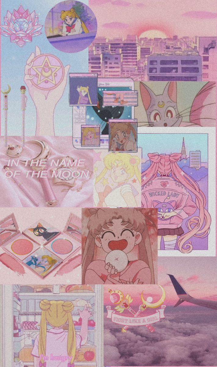 Sailor Moon Collage Wallpapers - Wallpaper Cave