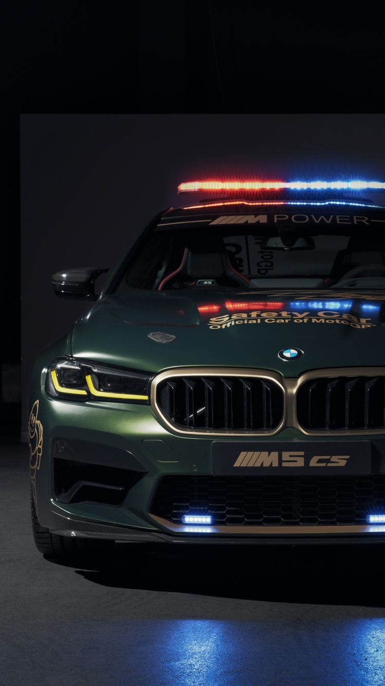 BMW M5 CS MotoGP Safety Car 2021 iPhone iPhone 6S, iPhone 7 HD 4k Wallpaper, Image, Background, Photo and Picture