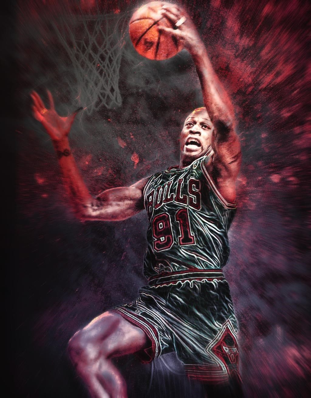 Dennis Rodman Wallpaper iPhone Free HD Wallpaper